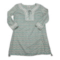 Bluson Vineyard Vines Gris/verde Mediana De Mujer
