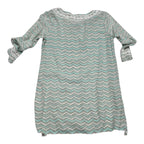 Bluson Vineyard Vines Gris/verde Mediana De Mujer
