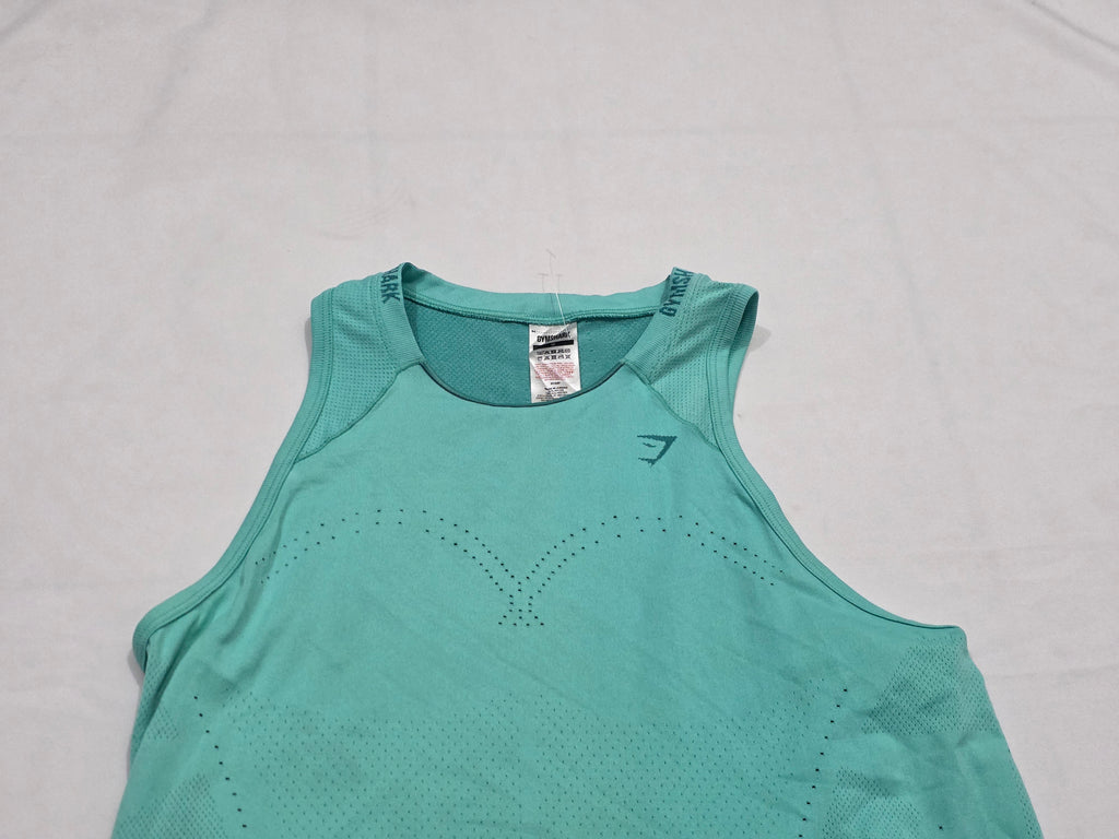 Playera Gymshark De Mujer Mediana Sin Mangas Color Menta