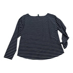 Blusa Ralph Lauren Mediana Azul/blanco Rayada