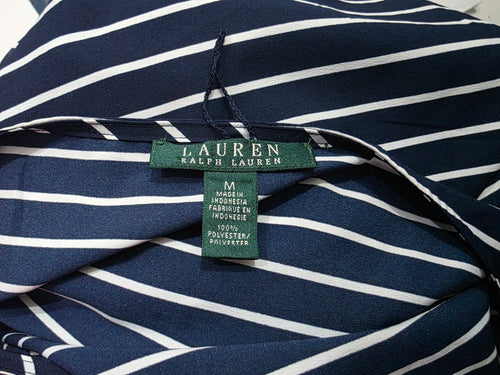 Blusa Ralph Lauren Mediana Azul/blanco Rayada