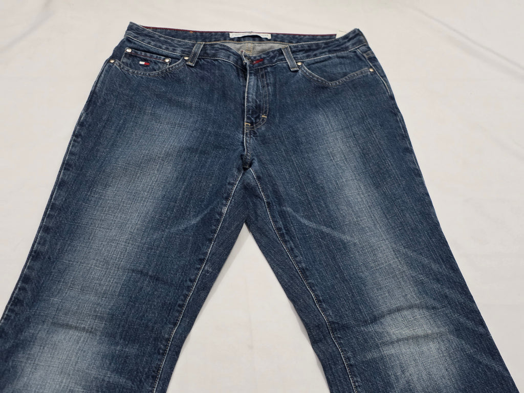 Pantalon Tommy Hilfiger Talla 8 De Mujer Mezclilla Azul