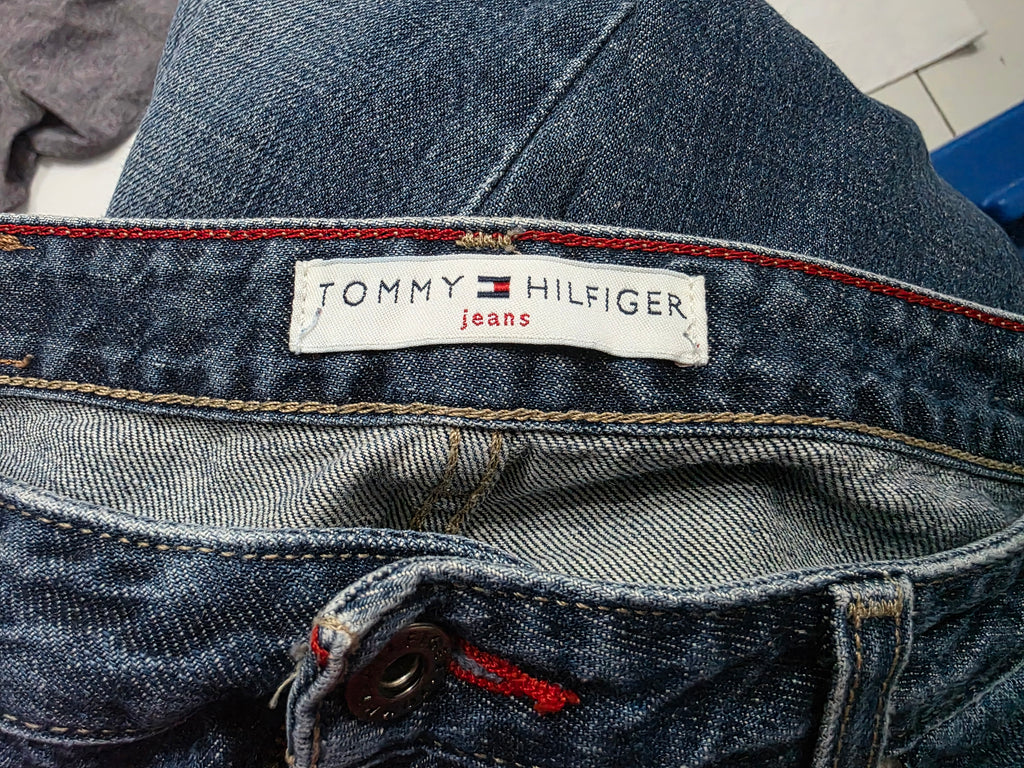 Pantalon Tommy Hilfiger Talla 8 De Mujer Mezclilla Azul