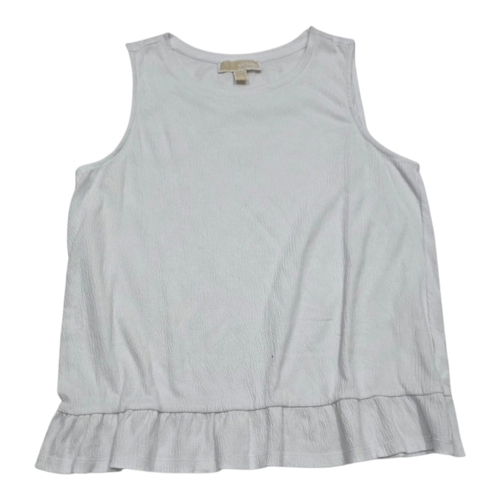 Blusa Michael Kors Mujer Talla Chica Color Blanco Sin Manga