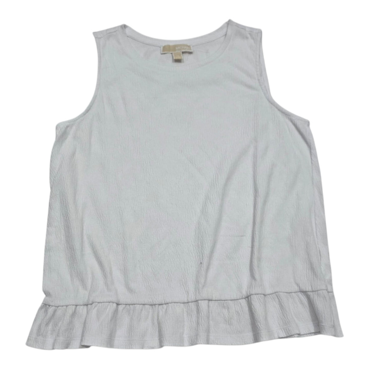 Blusa Michael Kors Mujer Talla Chica Color Blanco Sin Manga