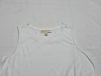 Blusa Michael Kors Mujer Talla Chica Color Blanco Sin Manga