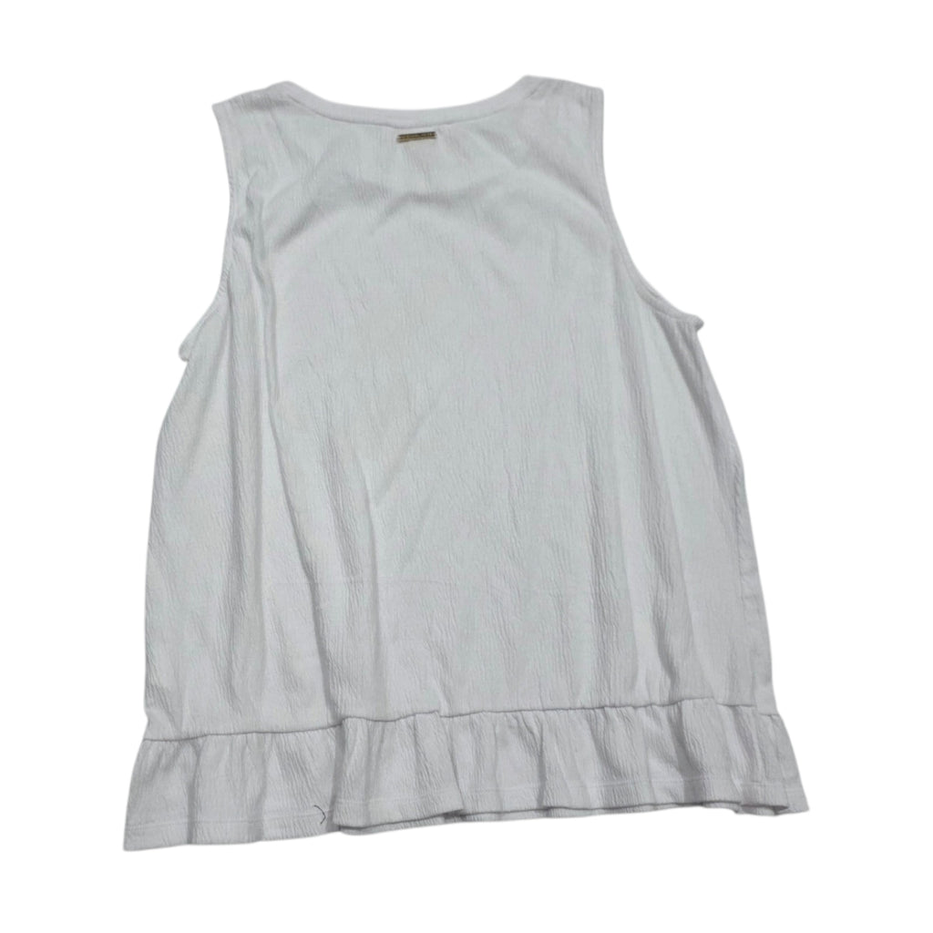 Blusa Michael Kors Mujer Talla Chica Color Blanco Sin Manga