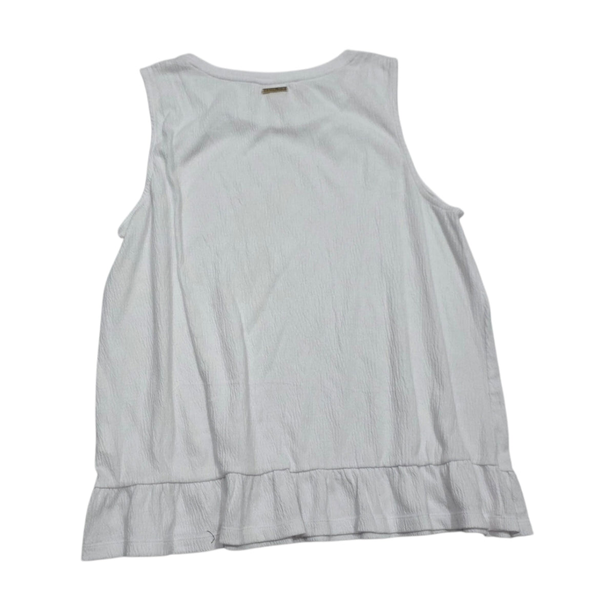 Blusa Michael Kors Mujer Talla Chica Color Blanco Sin Manga