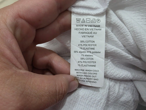Blusa Michael Kors Mujer Talla Chica Color Blanco Sin Manga
