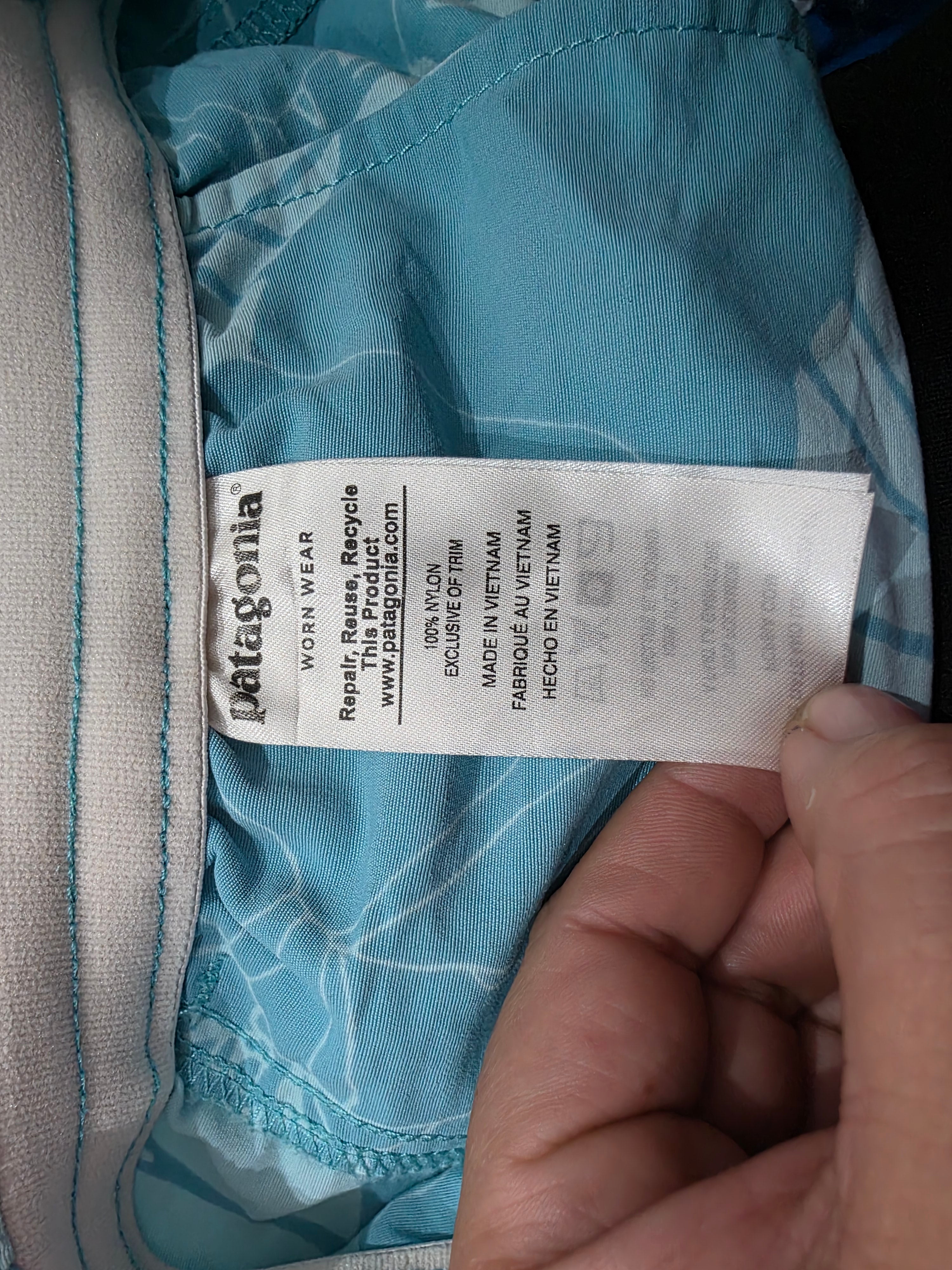 Short Patagonia De Mujer Talla Mediana Azul