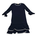 Vestido Michael Kors Azul Marino Olanes Talla Chica Mujer