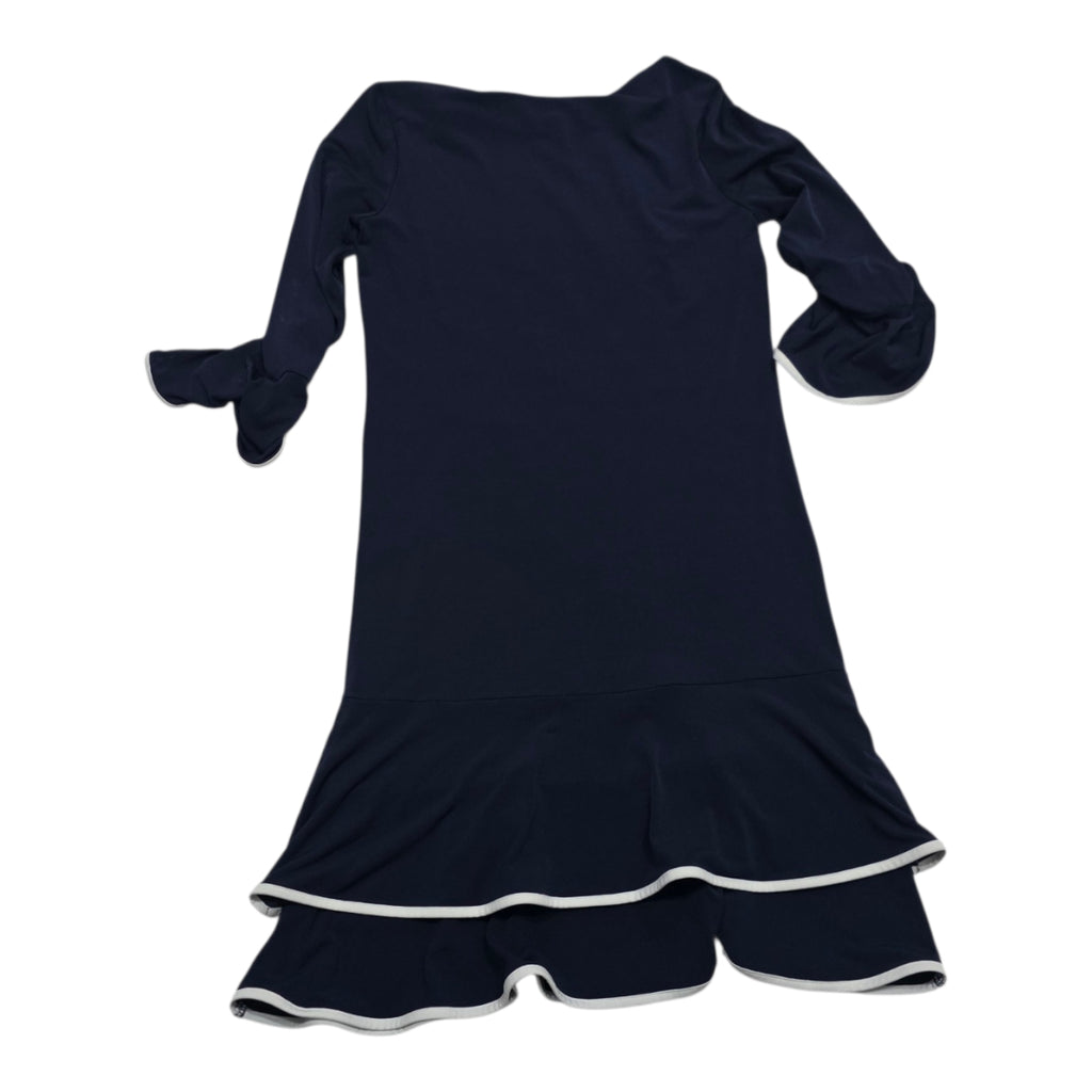 Vestido Michael Kors Azul Marino Olanes Talla Chica Mujer
