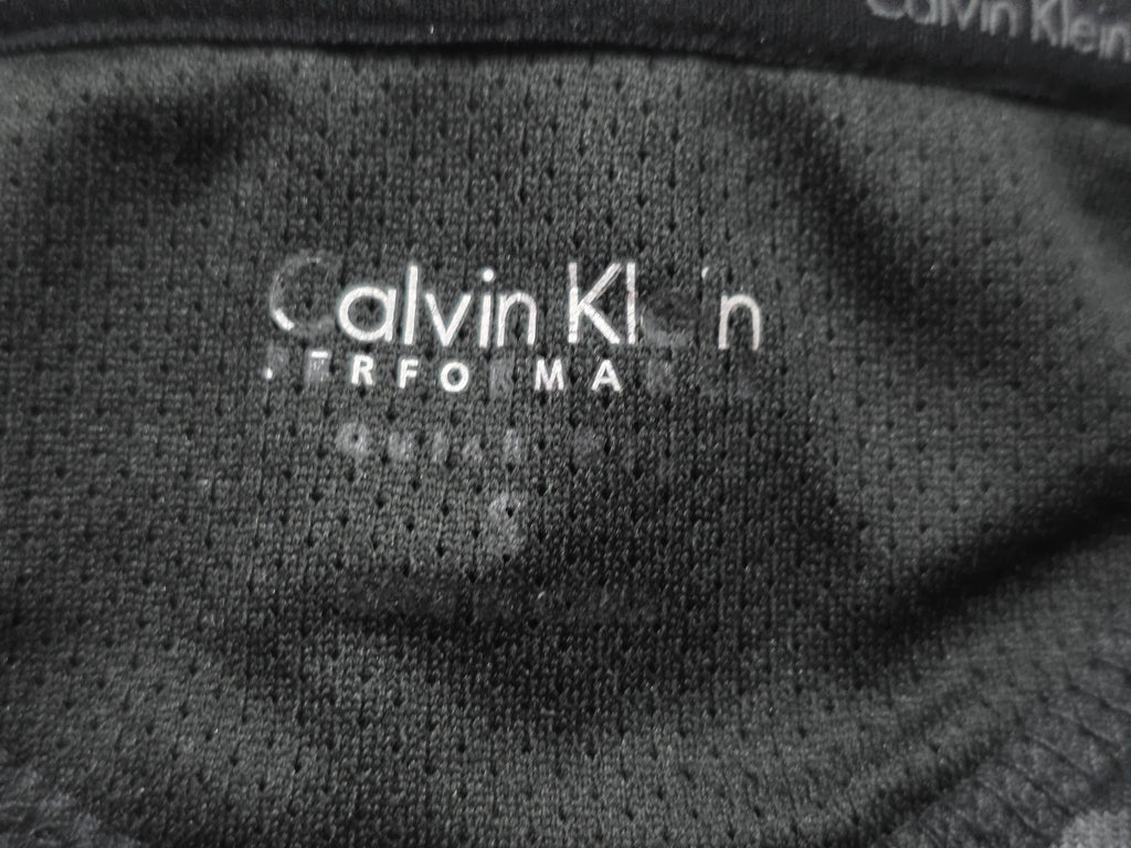 Sueter Alto Calvin Klein De Mujer Terciopelo Gris Rayado