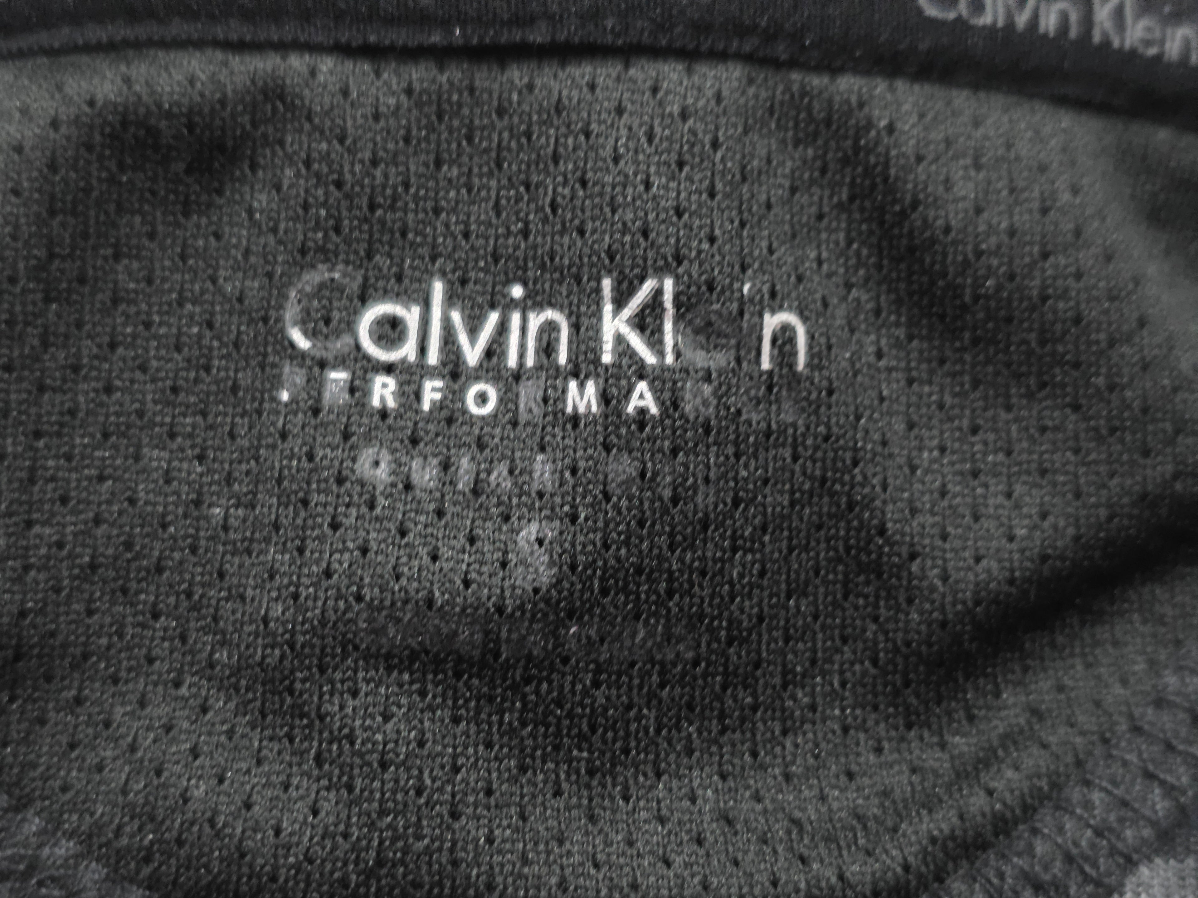 Sueter Alto Calvin Klein De Mujer Terciopelo Gris Rayado