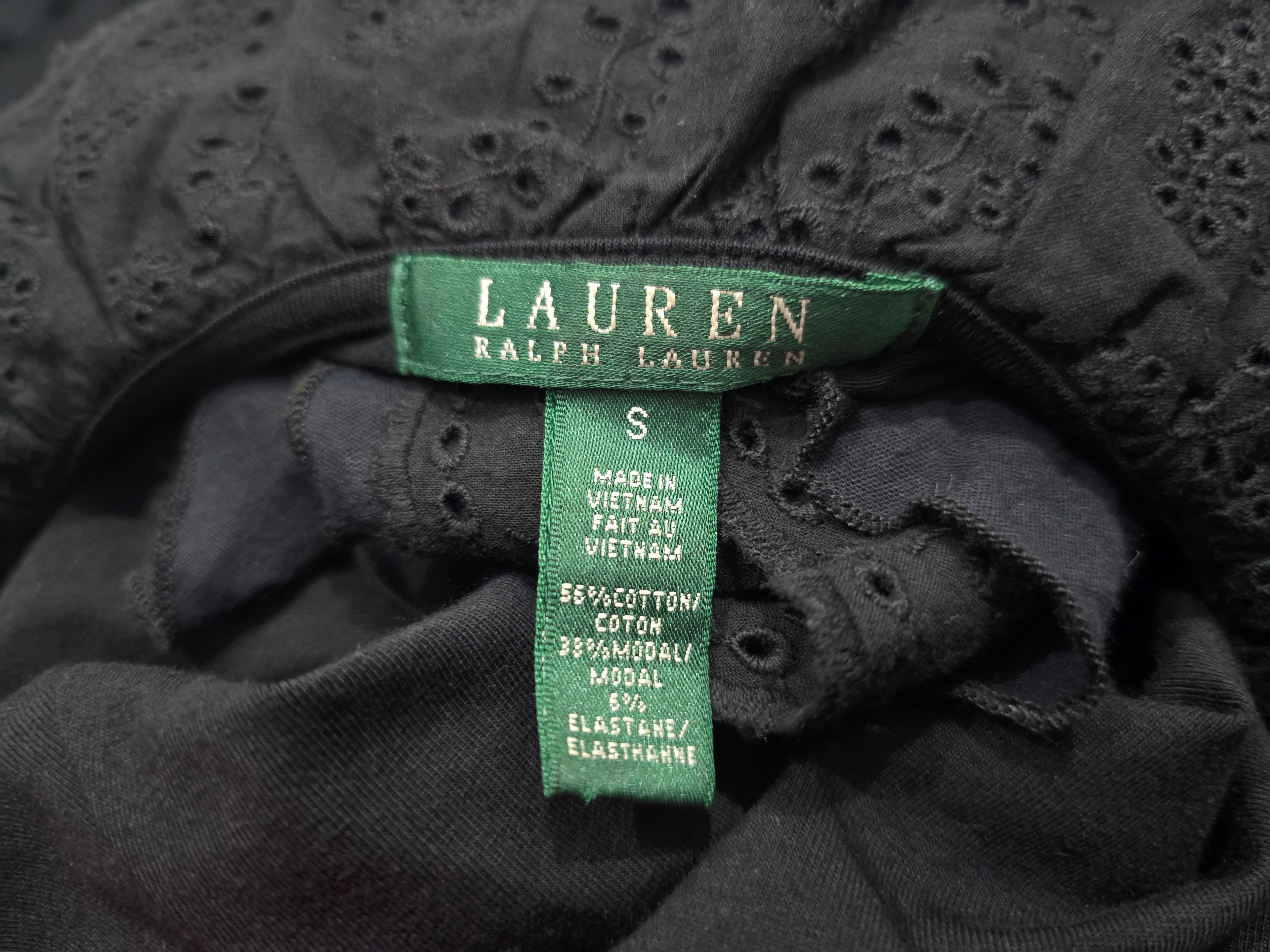 Vestido De Encaje Ralph Lauren Mujer Talla Chica Sin Mangas