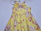 Vestido Tommy Hilfiger Mujer 6p Amarilla Floreado Sin Mangas