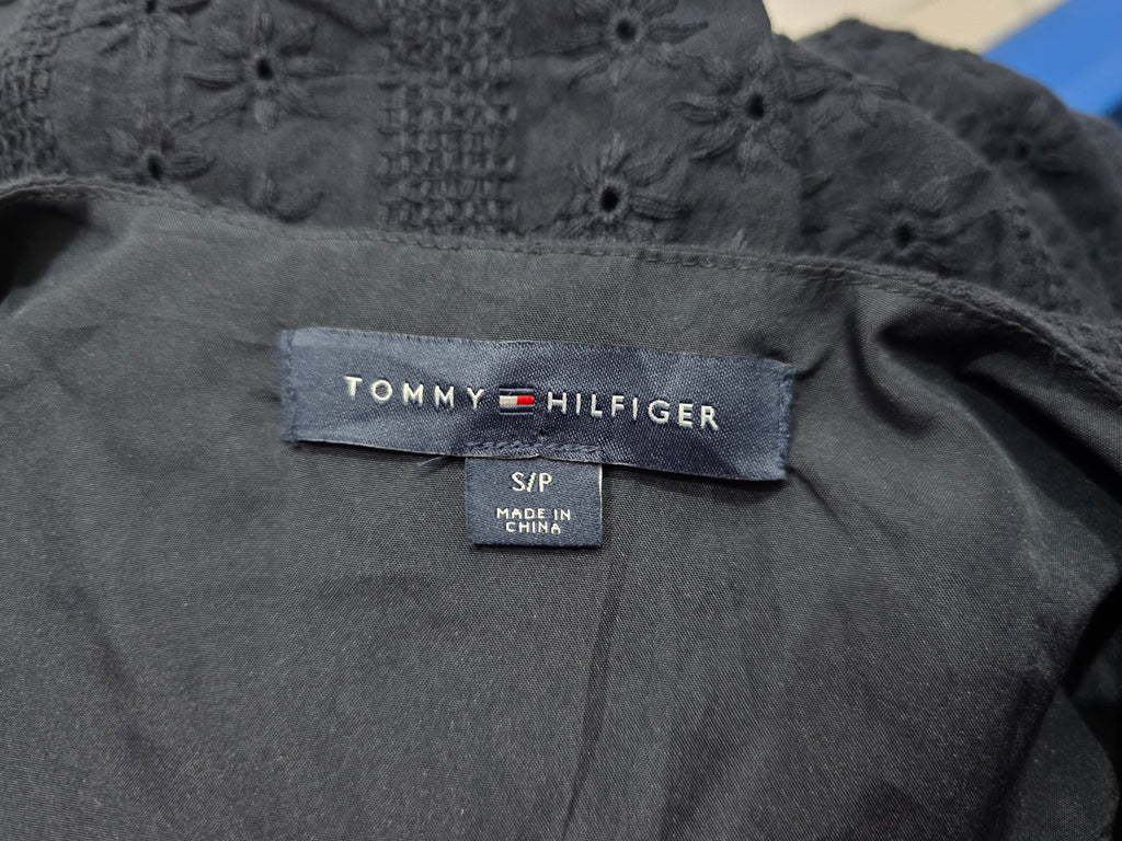 Blusa Tommy Hilfiger De Mujer Talla Chica Azul Profundo
