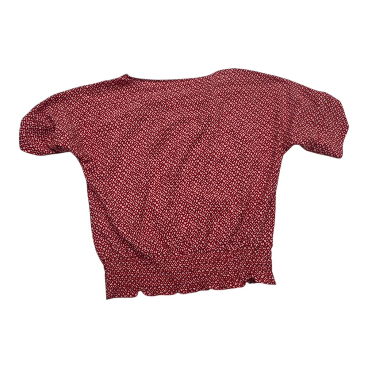 Blusa Michael Kors Naranja Florecidas Talla Chica