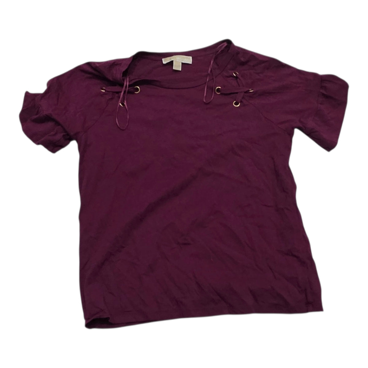 Playera Michael Kors Mujer Chica Color Magenta Manga Corta