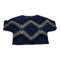 Sueter Corto Ralph Lauren De Mujer Talla Chica Azul Con Cafe