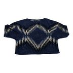 Sueter Corto Ralph Lauren De Mujer Talla Chica Azul Con Cafe