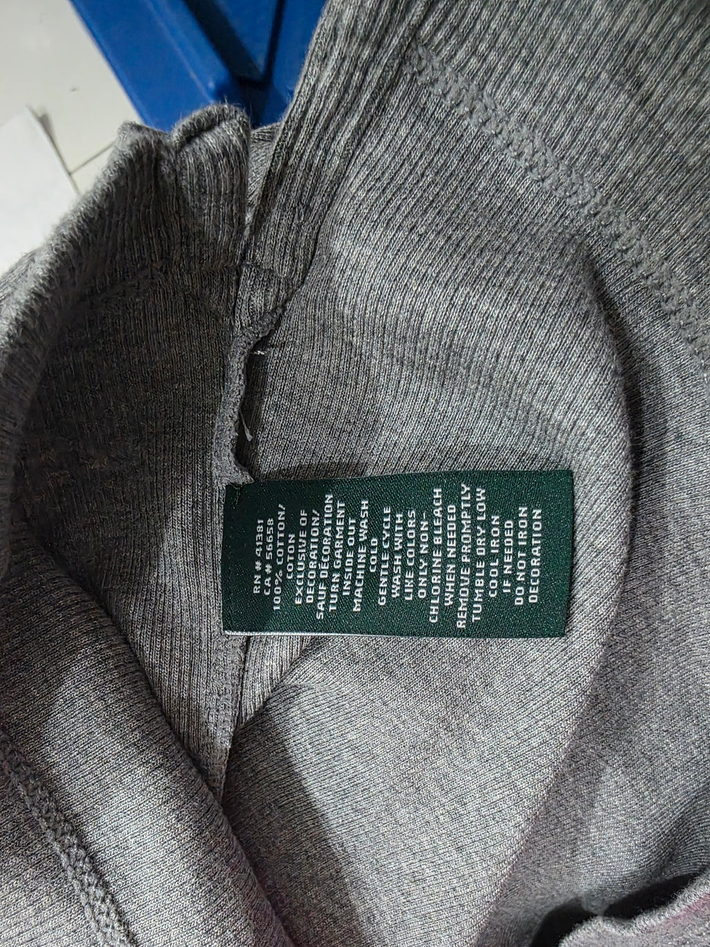 Playera Ralph Lauren Manga Larga Gris Con Cafe Talla Chica