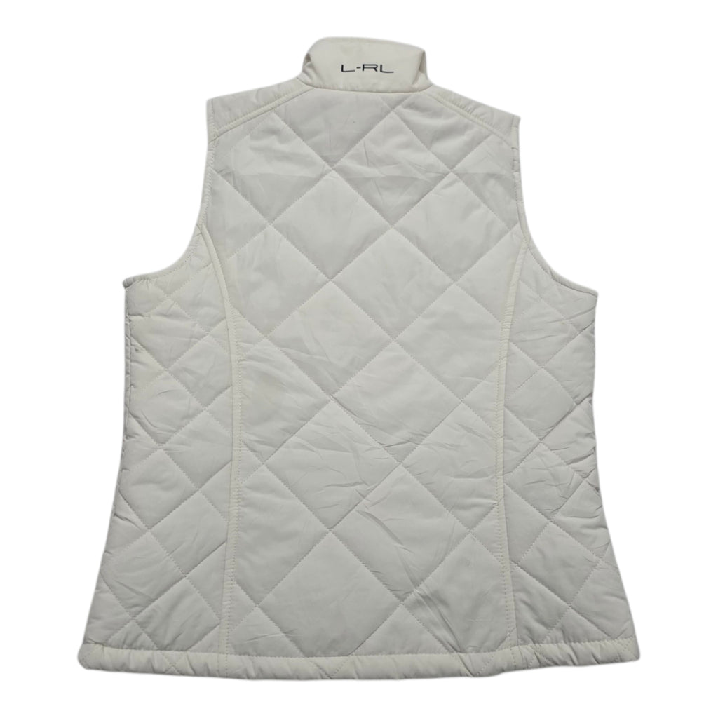 Chaleco Capitonado Ralph Lauren Mujer Chica Color Blanco