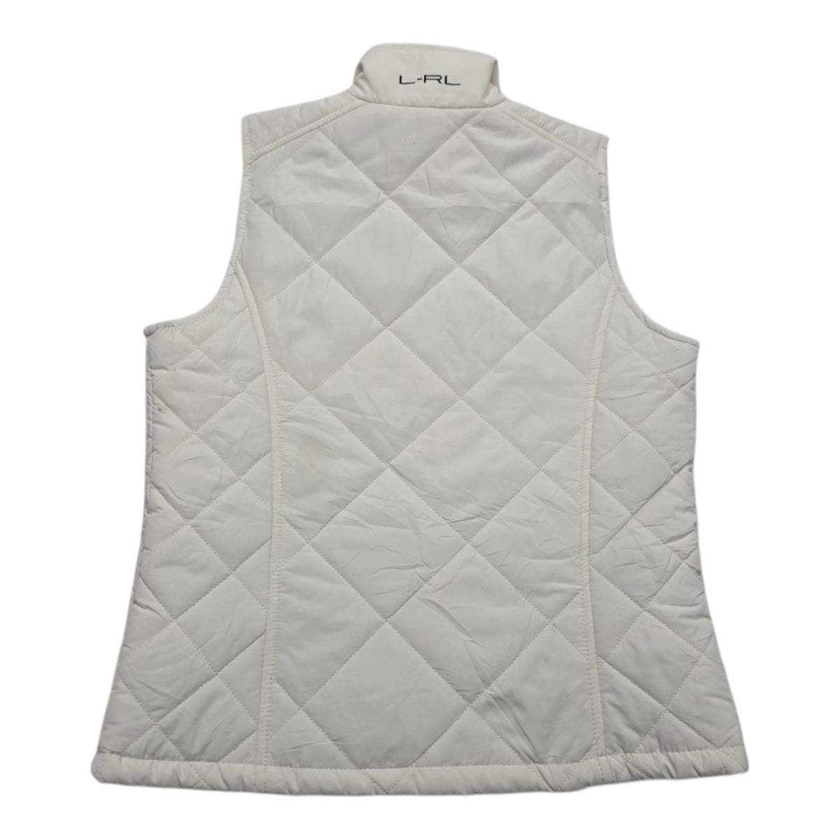 Chaleco Capitonado Ralph Lauren Mujer Chica Color Blanco