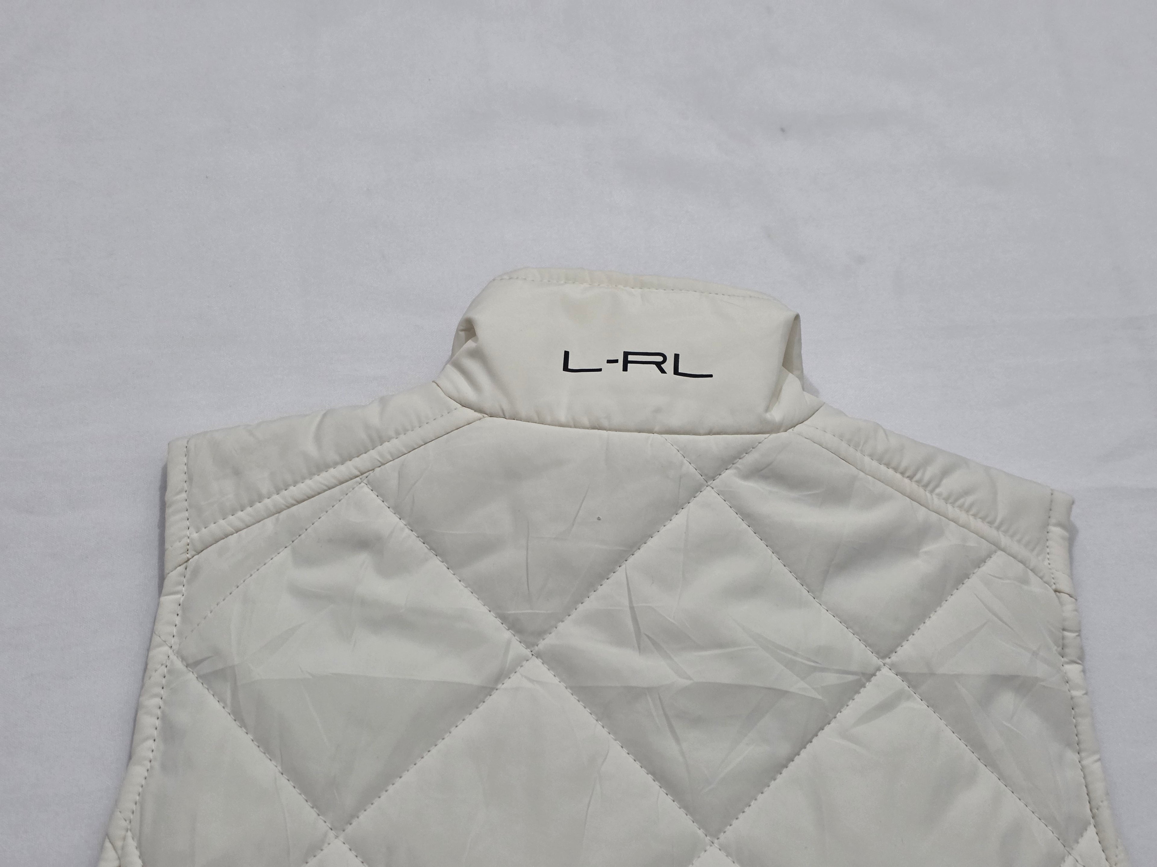 Chaleco Capitonado Ralph Lauren Mujer Chica Color Blanco