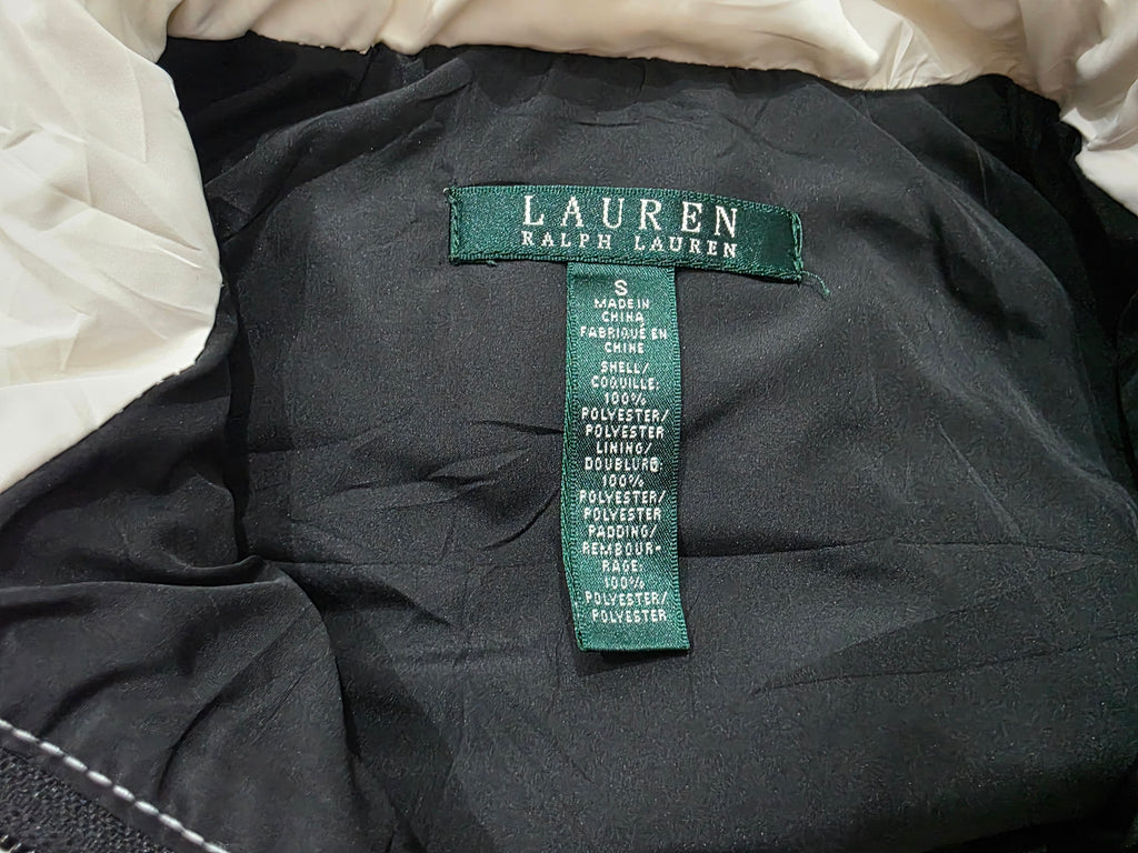 Chaleco Capitonado Ralph Lauren Mujer Chica Color Blanco
