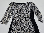 Vestido Ralph Lauren De Mujer Talla 4 Negro/cafe/blanco