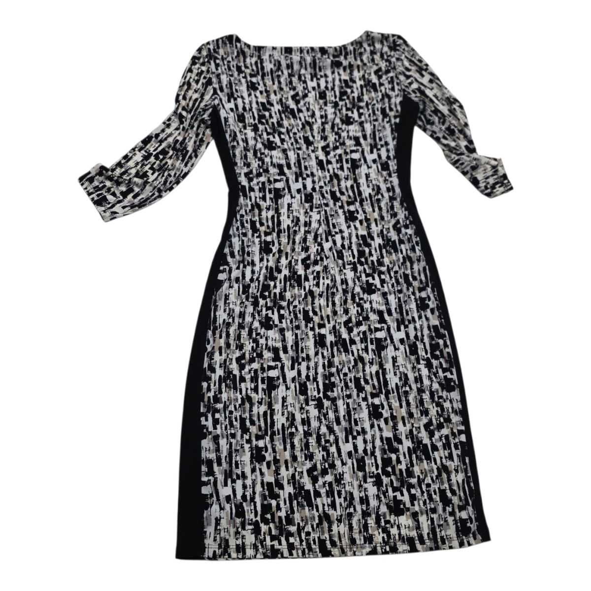 Vestido Ralph Lauren De Mujer Talla 4 Negro/cafe/blanco