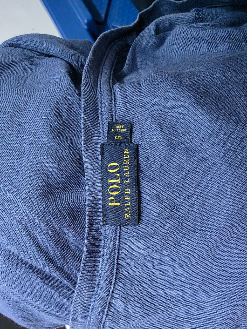 Playera Polo Ralph Laurenmujer Chica Azul Acero Manga Corta