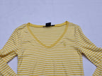 Playera Ralph Lauren Sport Mujer Chica Amarilla Rayada