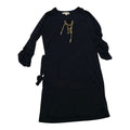 Vestido Michael Kors Mujer Chica Con Cinturon Color Negro