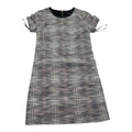 Vestido Tommy Hilfiger Manga Corta Gris/rosa Talla 4