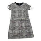 Vestido Tommy Hilfiger Manga Corta Gris/rosa Talla 4
