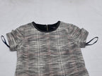 Vestido Tommy Hilfiger Manga Corta Gris/rosa Talla 4