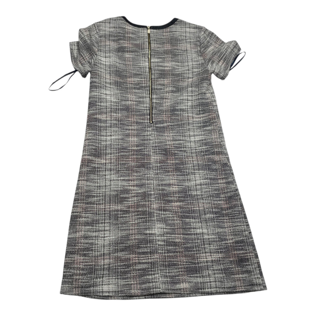 Vestido Tommy Hilfiger Manga Corta Gris/rosa Talla 4