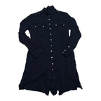 Vestido Camisero Tommy Hilfiger Mujer Talla 6 Azul Marino