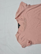 Playera Ralph Lauren Talla Chica Manga Corta Rosa Claro
