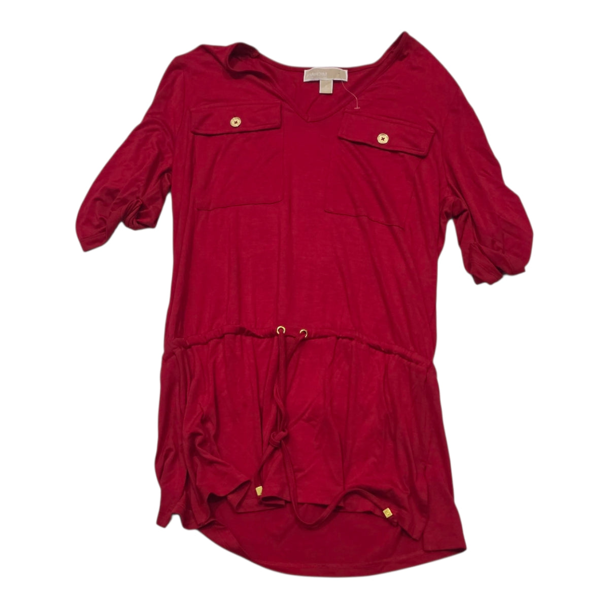 Bluson Michael Kors Mujer Talla Chica Manga 3/4 Color Rojo