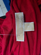 Bluson Michael Kors Mujer Talla Chica Manga 3/4 Color Rojo