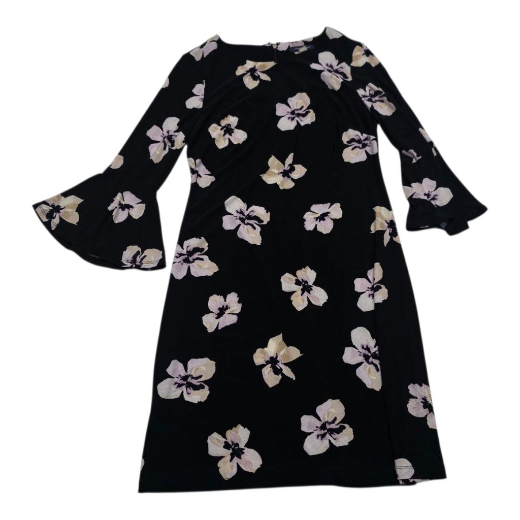 Vestido Tommy Hilfiger Mujer 6 Azul Flores Manga Amplia