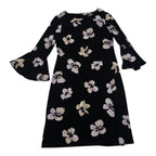 Vestido Tommy Hilfiger Mujer 6 Azul Flores Manga Amplia