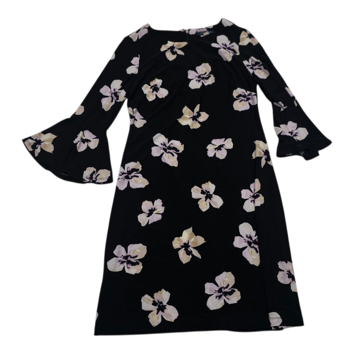 Vestido Tommy Hilfiger Mujer 6 Azul Flores Manga Amplia
