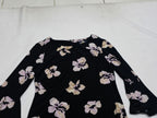Vestido Tommy Hilfiger Mujer 6 Azul Flores Manga Amplia