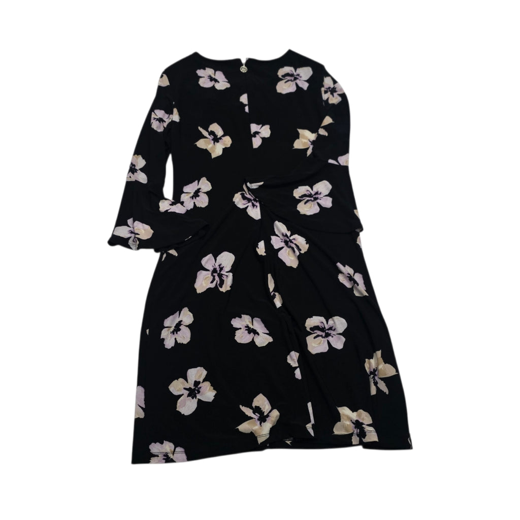 Vestido Tommy Hilfiger Mujer 6 Azul Flores Manga Amplia