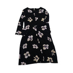 Vestido Tommy Hilfiger Mujer 6 Azul Flores Manga Amplia