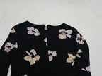 Vestido Tommy Hilfiger Mujer 6 Azul Flores Manga Amplia
